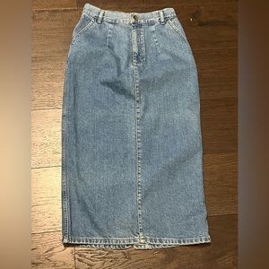 ASOS MIDI JEAN SKIRT NWOT